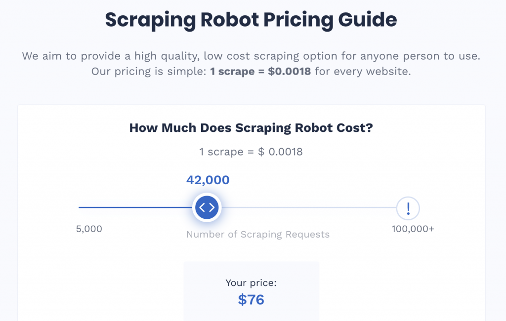 scraping robot