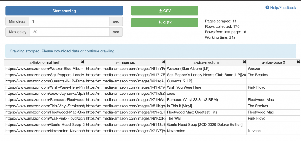 scraping data tools